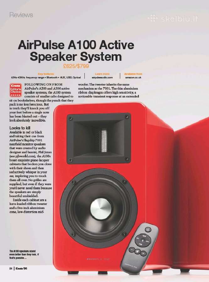 Airpulse A100 50w Active Speaker naujos - nuotraukos Nr. 7