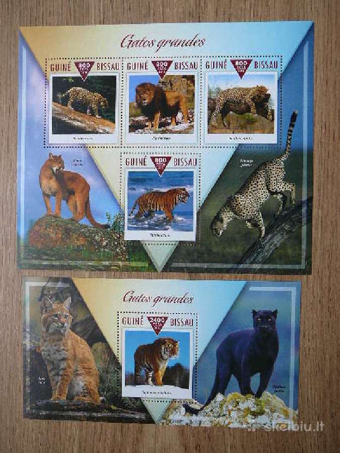 Kates laukines Gvineja Bisau 2015 Mnh vka431