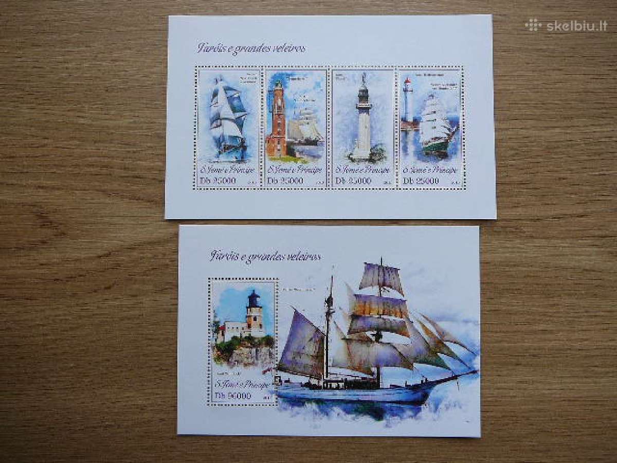 Svyturiai Burlaiviai S. Tome 2013 Mnh vka443