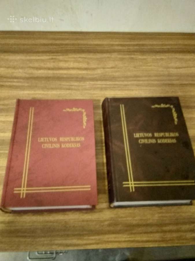 Suvenyrinė knyga Civilinis kodeksas - nuotraukos Nr. 2
