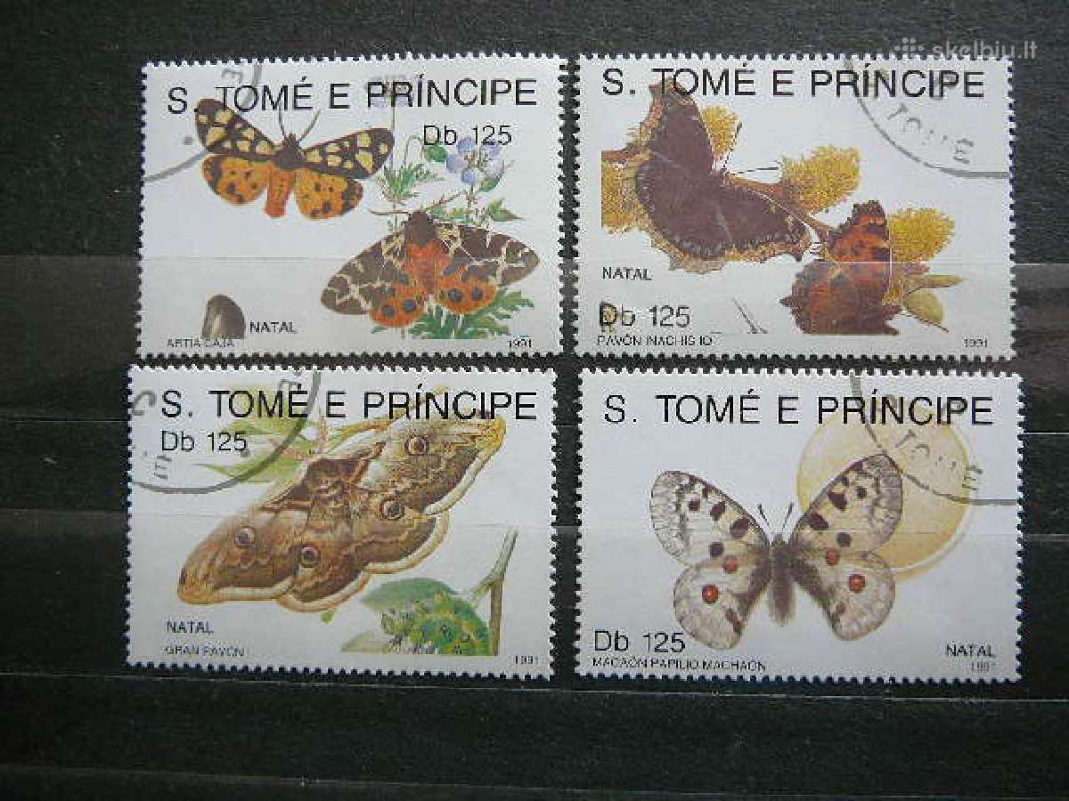 Drugeliai Sao Tome 1991 antsp. vks951