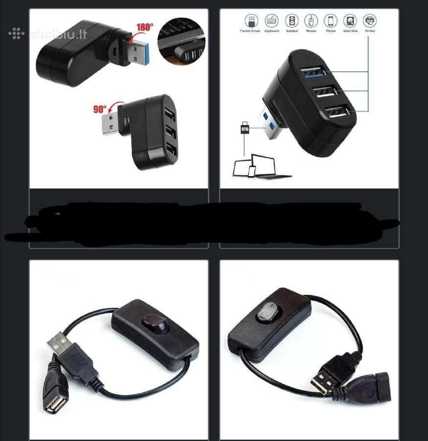 Usb sokotuvas / Usb jungtukas