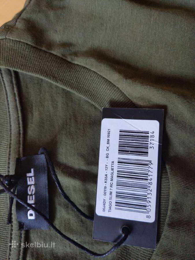 Diesel marškinėliai, 12 metų, nauji - nuotraukos Nr. 4