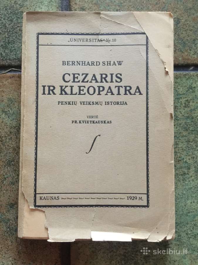 Bernhard Shaw Cezaris ir Kleopatra 1929 m.