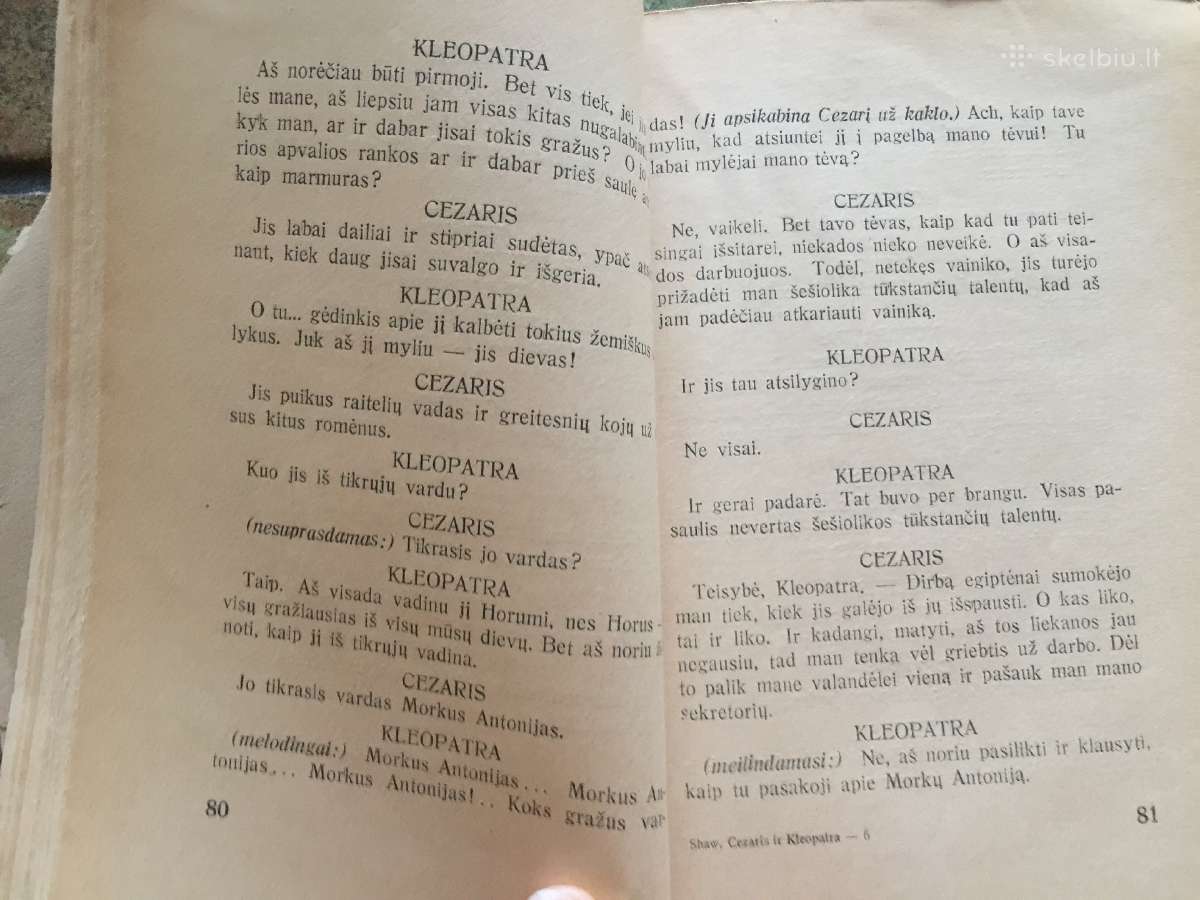 Bernhard Shaw Cezaris ir Kleopatra 1929 m. - nuotraukos Nr. 2