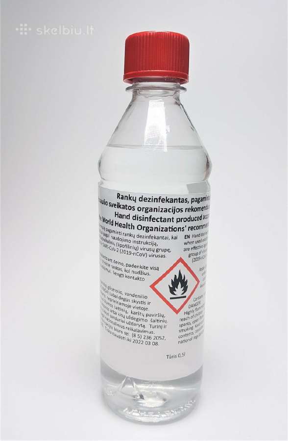 0,5 l rankų dezinfekantas