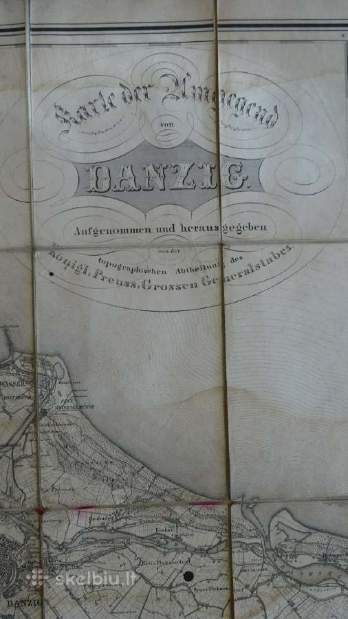 Danzig ir jo apylinkių žėmėlapis - nuotraukos Nr. 2