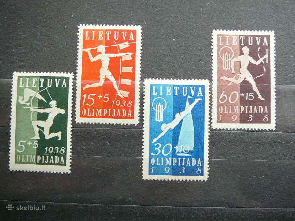 Lietuva 1938 Olimpines Mlh lt417/0s
