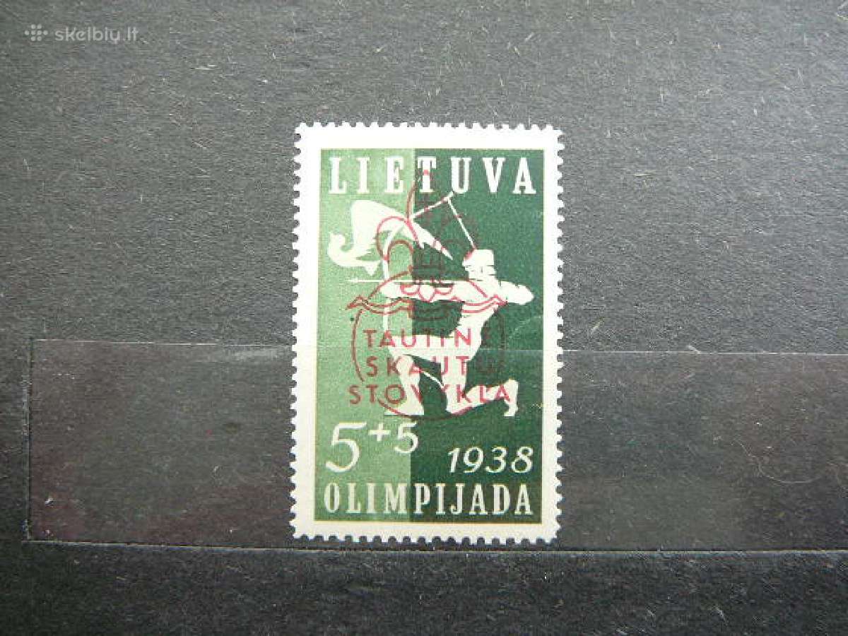 Lietuva 1938 Olimpines Skautai Mlh lit421s