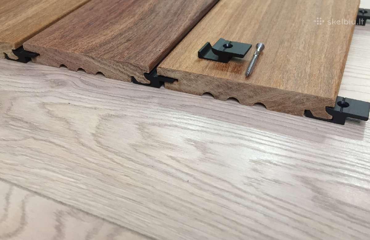 Cumaru - Egzotinės Terasinės Lentos / Dailylentės - nuotraukos Nr. 2