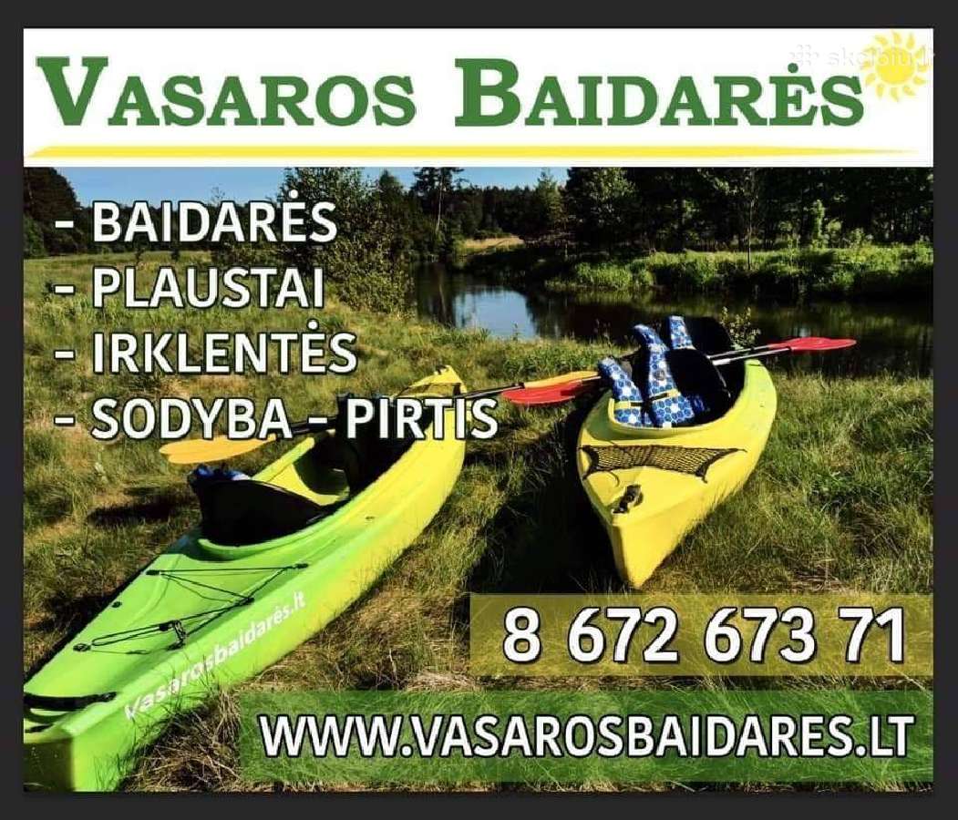 Baidarių, plaustų Nuoma. Turim Baidarių 08-08 d.! - nuotraukos Nr. 2