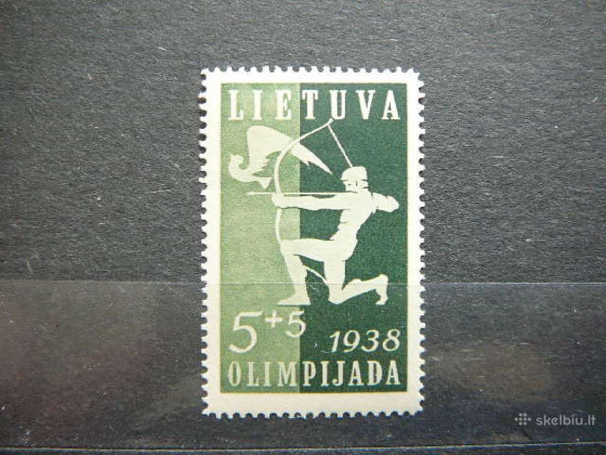 Lietuva 1938 Olimpines Mlh lt417s