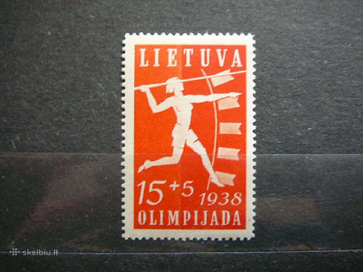 Lietuva 1938 Olimpines Mlh lt418s