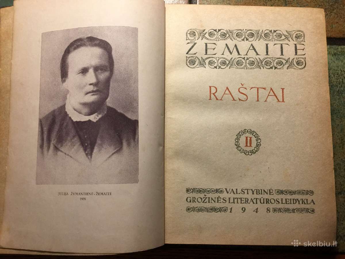 Žemaitė Raštai II tomas, 1948 m. leidimas - nuotraukos Nr. 3