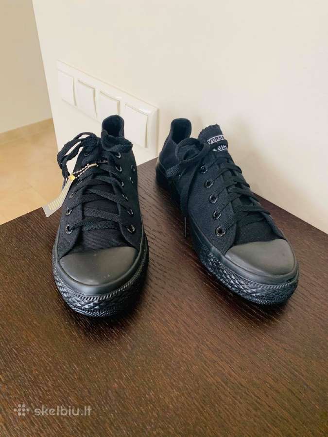 Juodi Converse sportbaciai. - nuotraukos Nr. 4