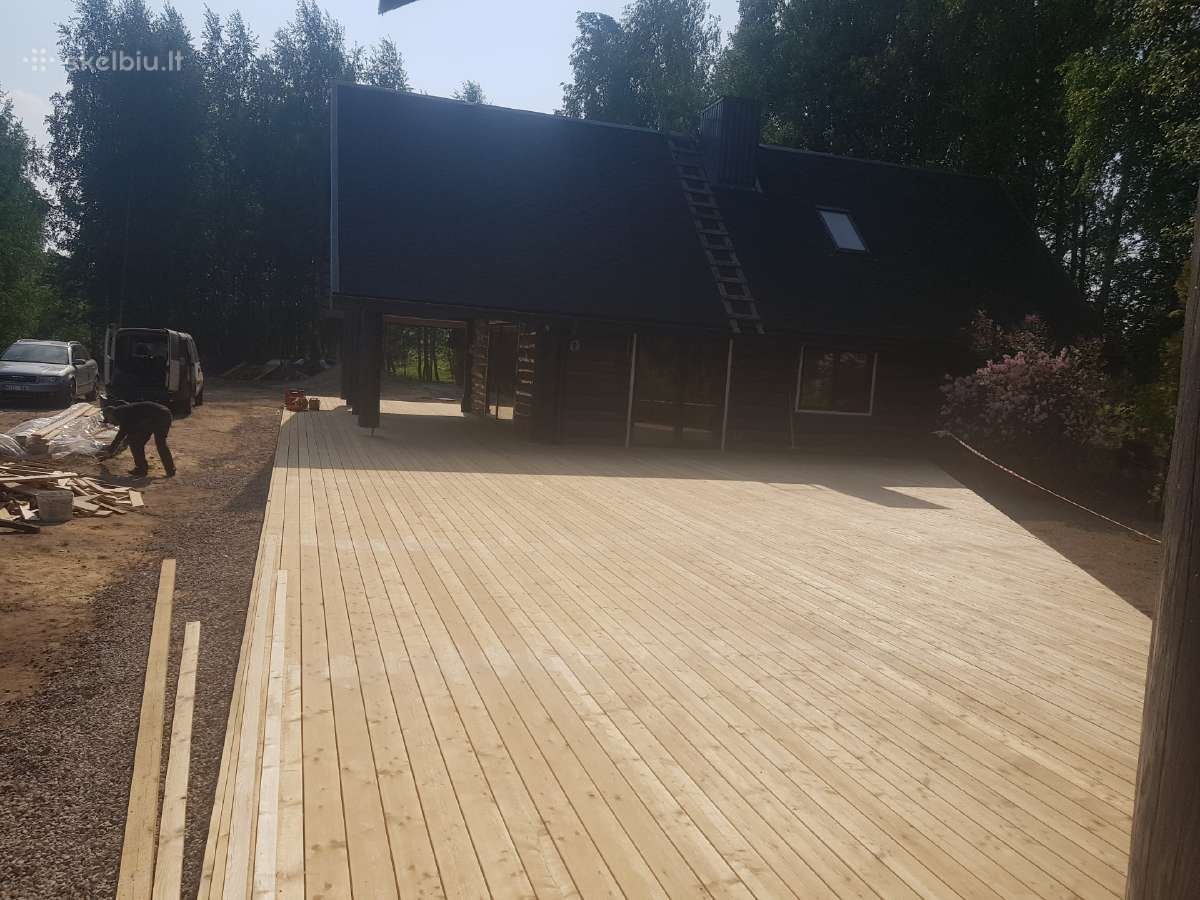 Terasos,stoginės,karkasiniai namai.fasadai. - nuotraukos Nr. 10