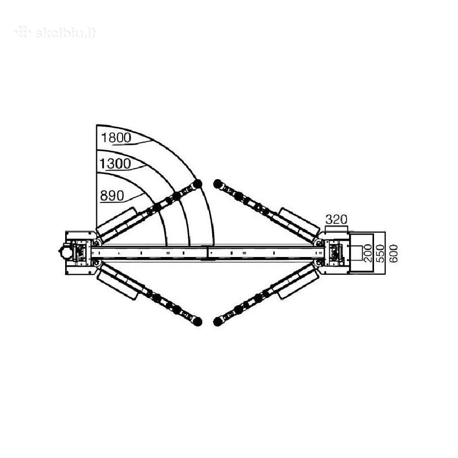 Atlas autokeltuvas F500s 5000kg - nuotraukos Nr. 2