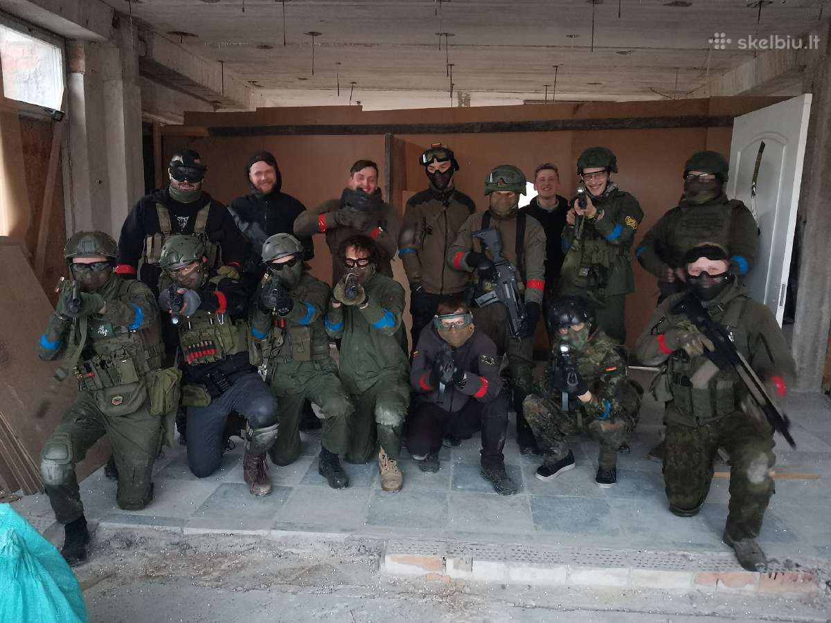 Airsoft dažasvydis gimtadieniai Bernvakariai - nuotraukos Nr. 14