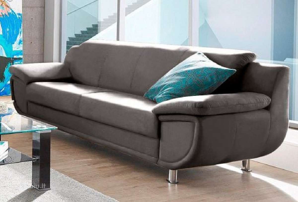 Sofa 3 -trivietė "Rondo" vokiška naturali oda - nuotraukos Nr. 4