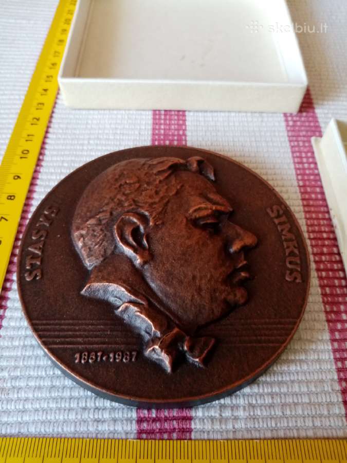 Kauno dailė. Originalas. Medalis dėžutėje Zr.foto - nuotraukos Nr. 5