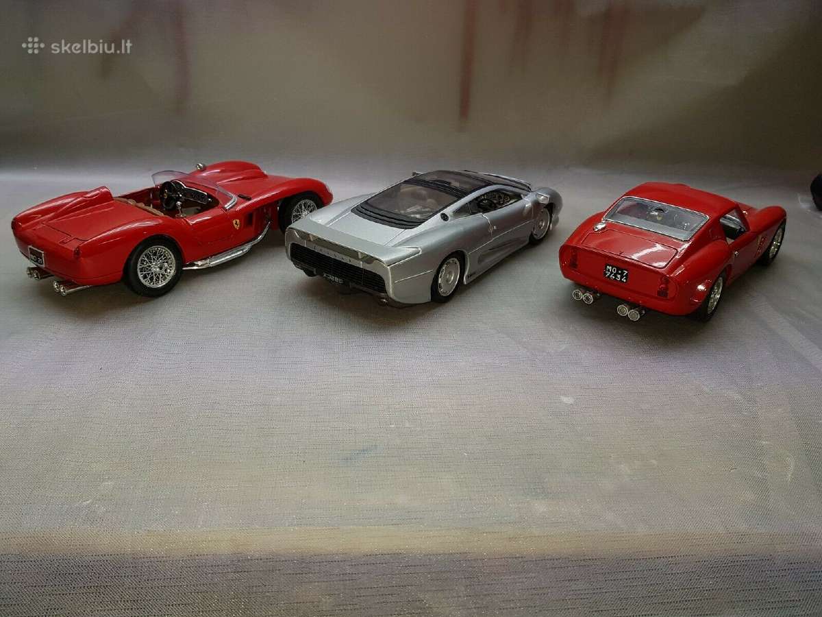 Bburago Ferrari 250 Gto, 250 Testarossa, Jaguar Xj - nuotraukos Nr. 2