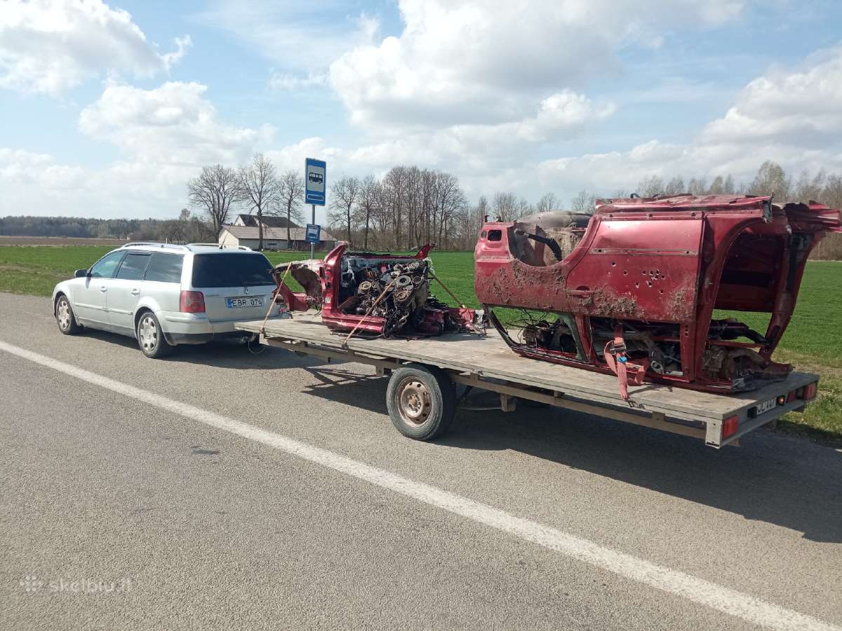Nemokamai išvežame auto kėbulus ir metalą