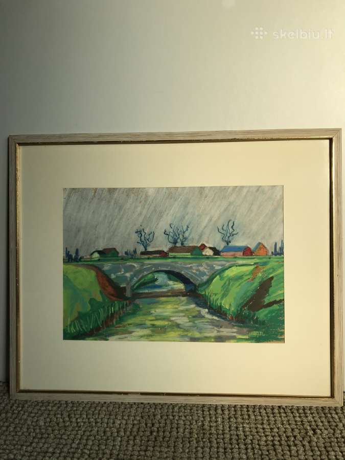 Paveikslas. Tempera. Kartonas buy