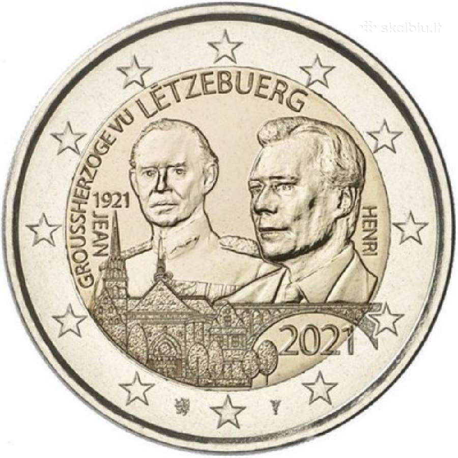 2 eurų Liuksemburgo Unc proginės monetos - nuotraukos Nr. 3