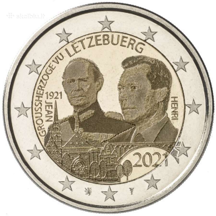 2 eurų Liuksemburgo Unc proginės monetos - nuotraukos Nr. 4