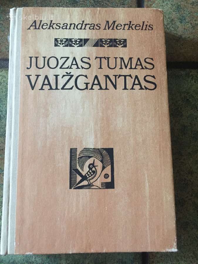 A.merkelis Juozas Tumas Vaižgantas 1989 leidimas