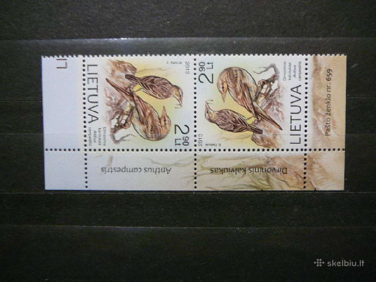 Lietuva 2013 Pauksciai svarus tet-bes lit1145t