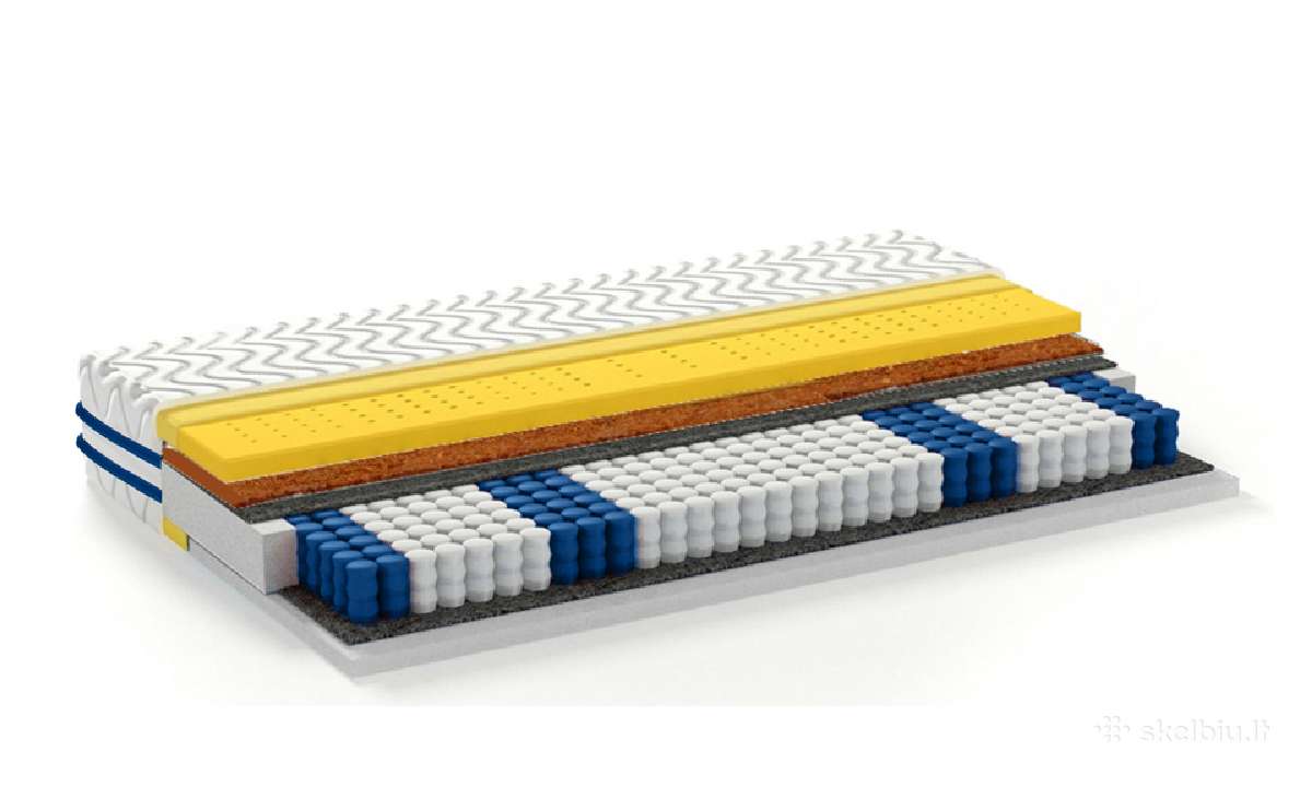 Čiužiniai sunkiasvoriams! Kietas čiužinys 120x200 - nuotraukos Nr. 3