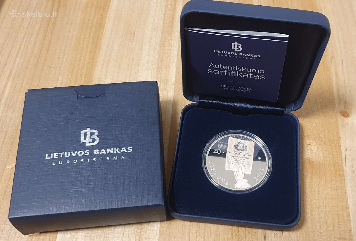 Parduodu 20 Eur. Abiejų Tautų Respublikos monetą