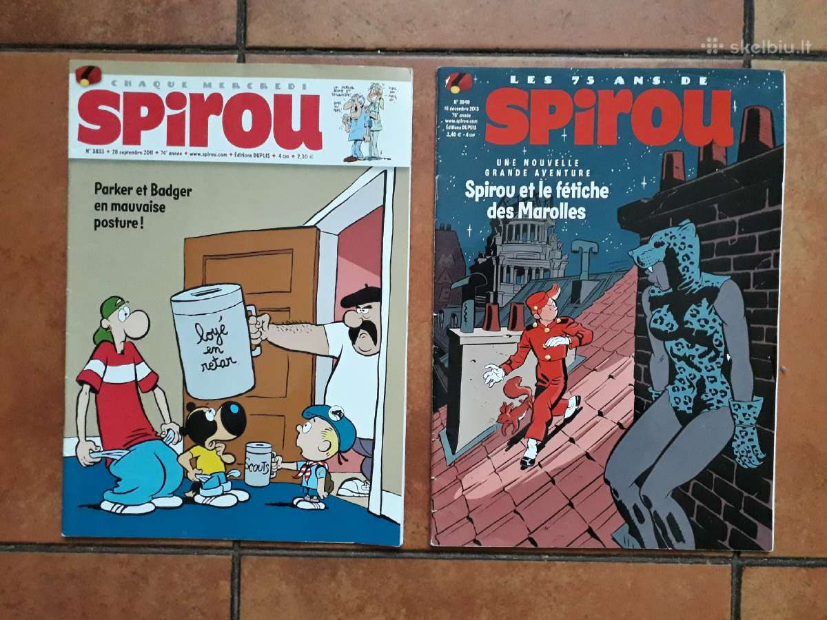 Komiksų žurnalai "Spirou" 2011, 2013 metai