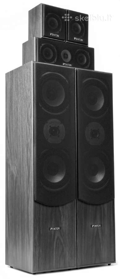 Fenton Hf5b 5.0 namų kino garso kolonėlės - juodos - nuotraukos Nr. 3