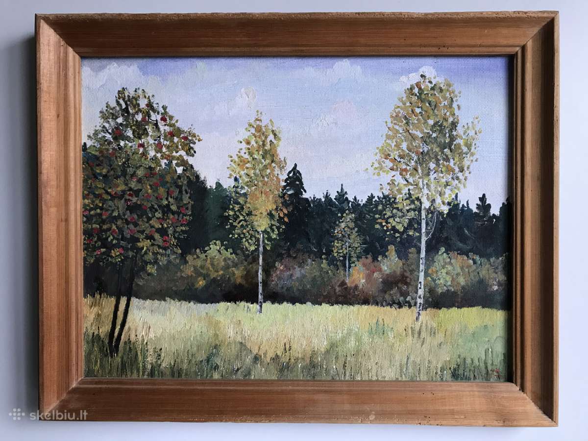 Paveikslas. Aliejus. Kartonas