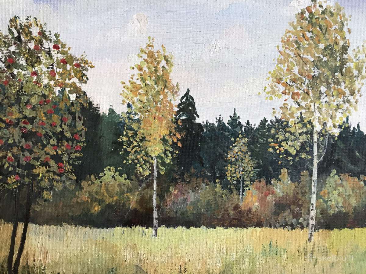 Paveikslas. Aliejus. Kartonas - nuotraukos Nr. 4