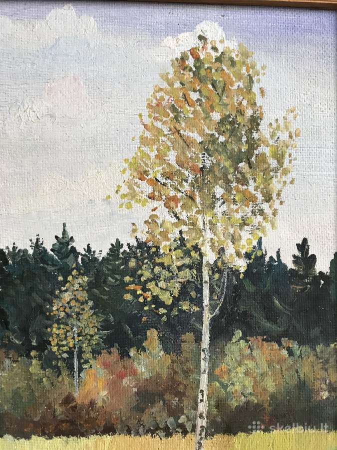 Paveikslas. Aliejus. Kartonas - nuotraukos Nr. 6