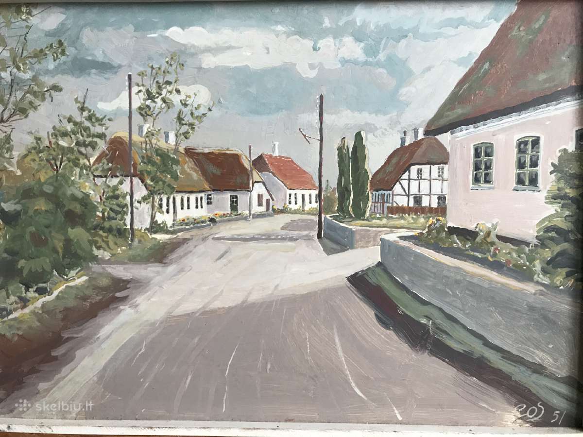 Paveikslas. Aliejus. Kartonas - nuotraukos Nr. 4