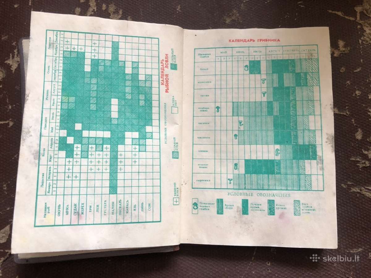 Senos zvejo svarstykles, meskeriotojo kalendorius - nuotraukos Nr. 9