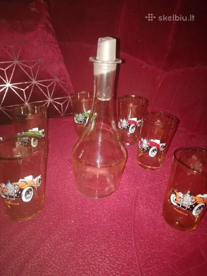 Krištolinė vaza, stikliukai, taurės, saldaininės. - nuotraukos Nr. 10