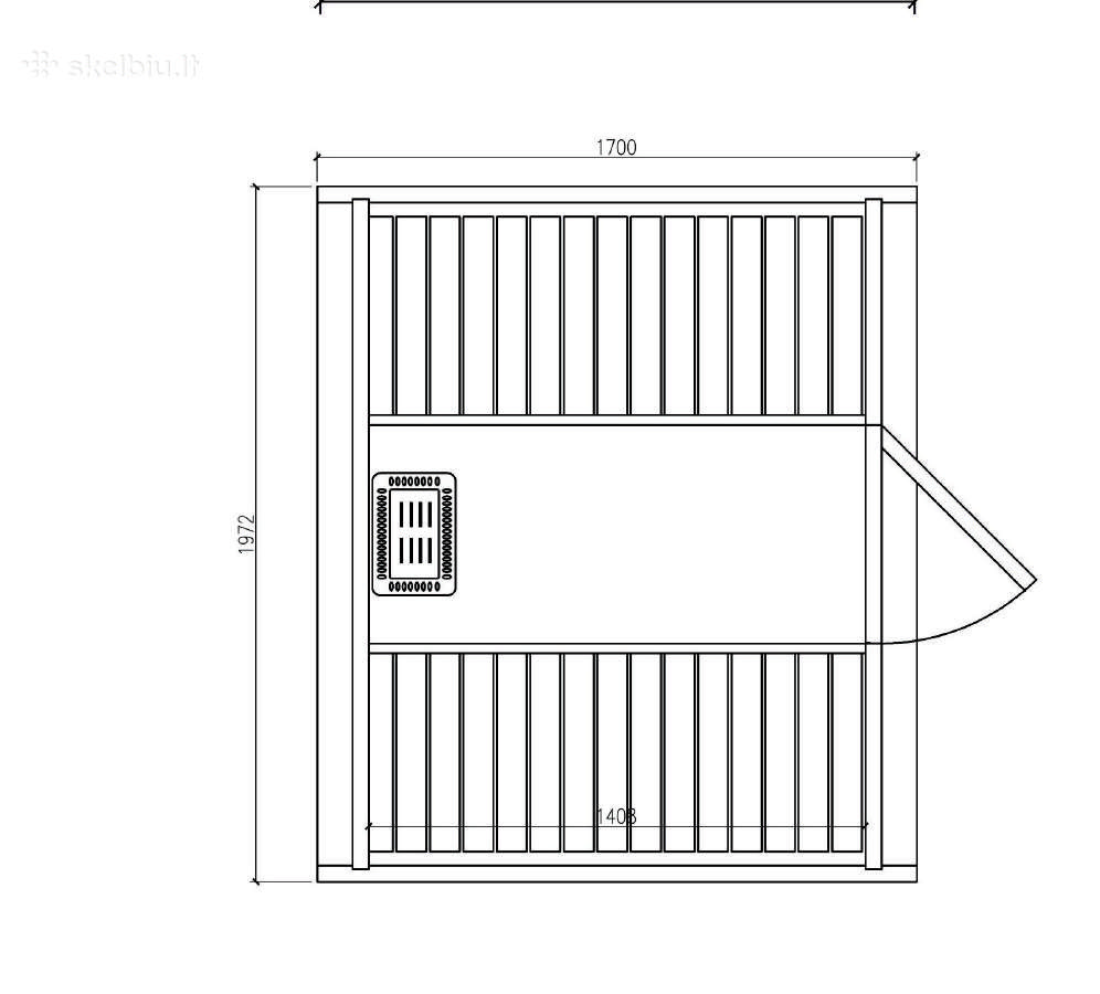Apvali Lauko pirtis bačka, sauna-kubilas 1.7m - nuotraukos Nr. 18