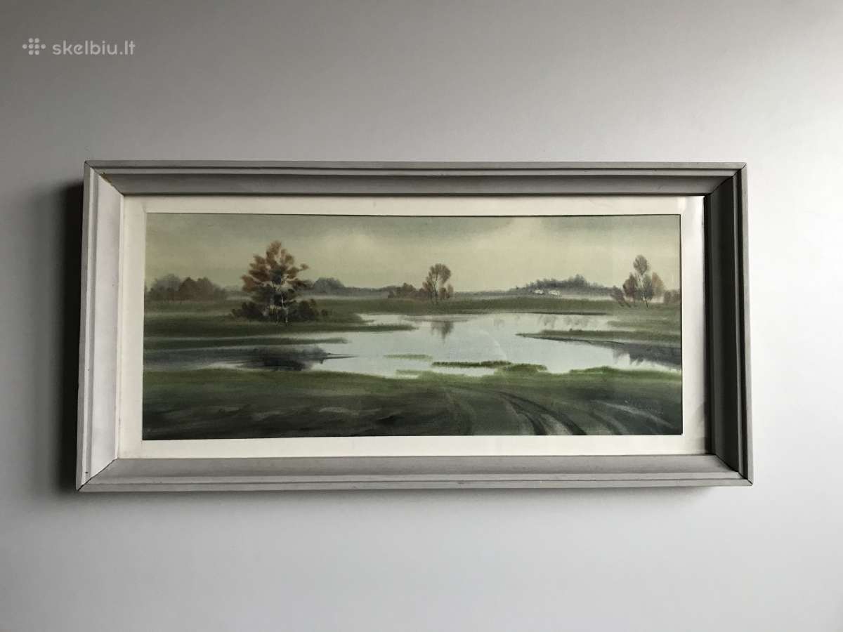 Paveikslas. Akvarelė