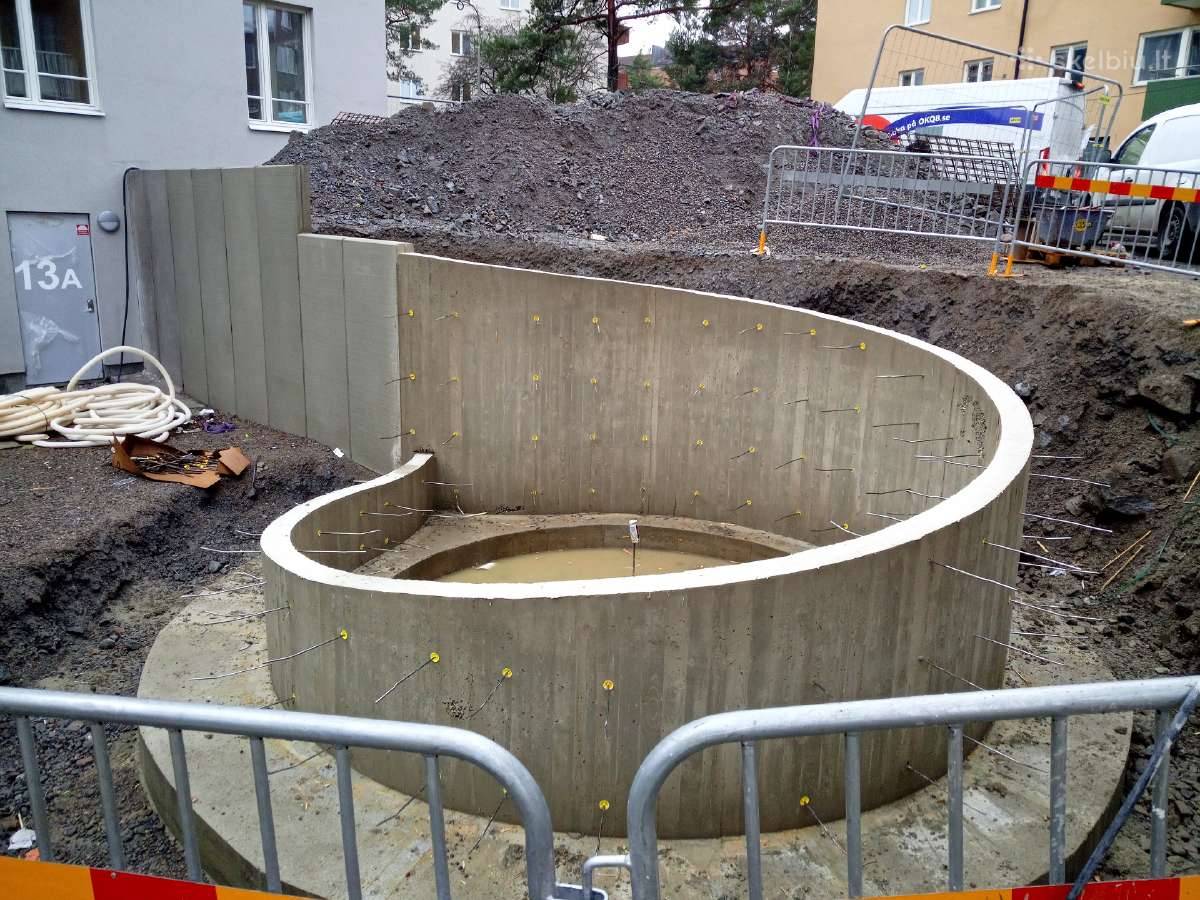 Pamatu liejimas,betonavimo darbai