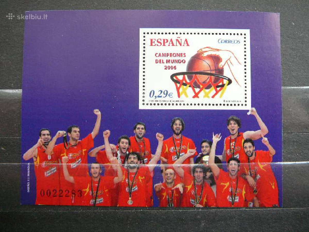 Krepsinis Ispanija 2006 Mnh sp3561s