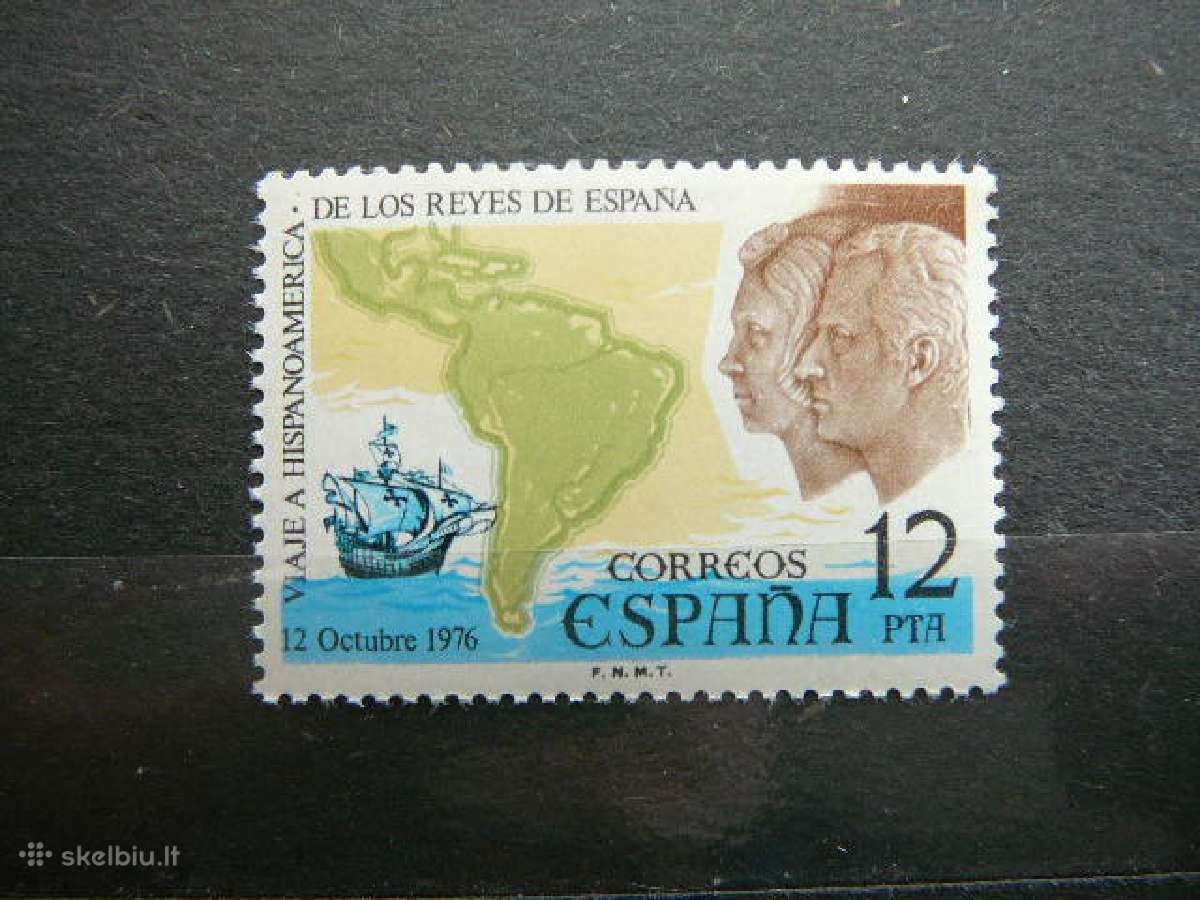 Burlaiviai Laivai Ispanija 1976 Mnh sp2263