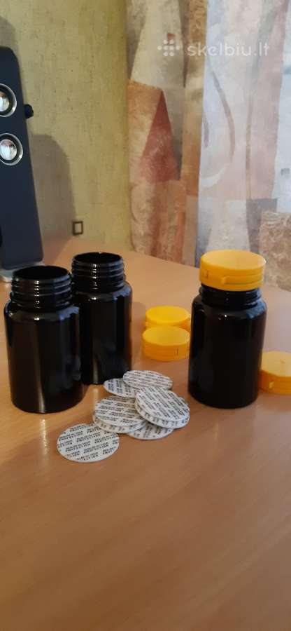 Plastmasiniai buteliukai su dangteliu - nuotraukos Nr. 3