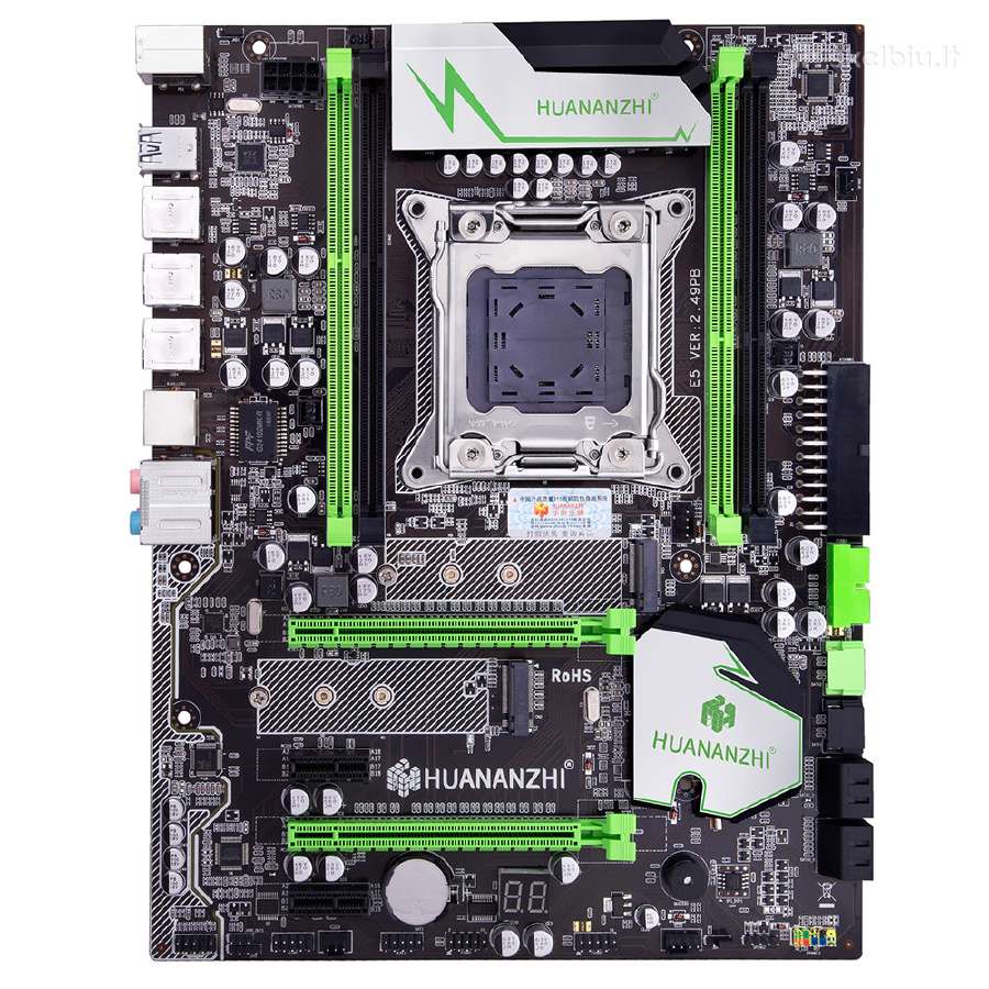 X79 Motherboard su cpu Xeon E5 2650v2/8c/16th - nuotraukos Nr. 2