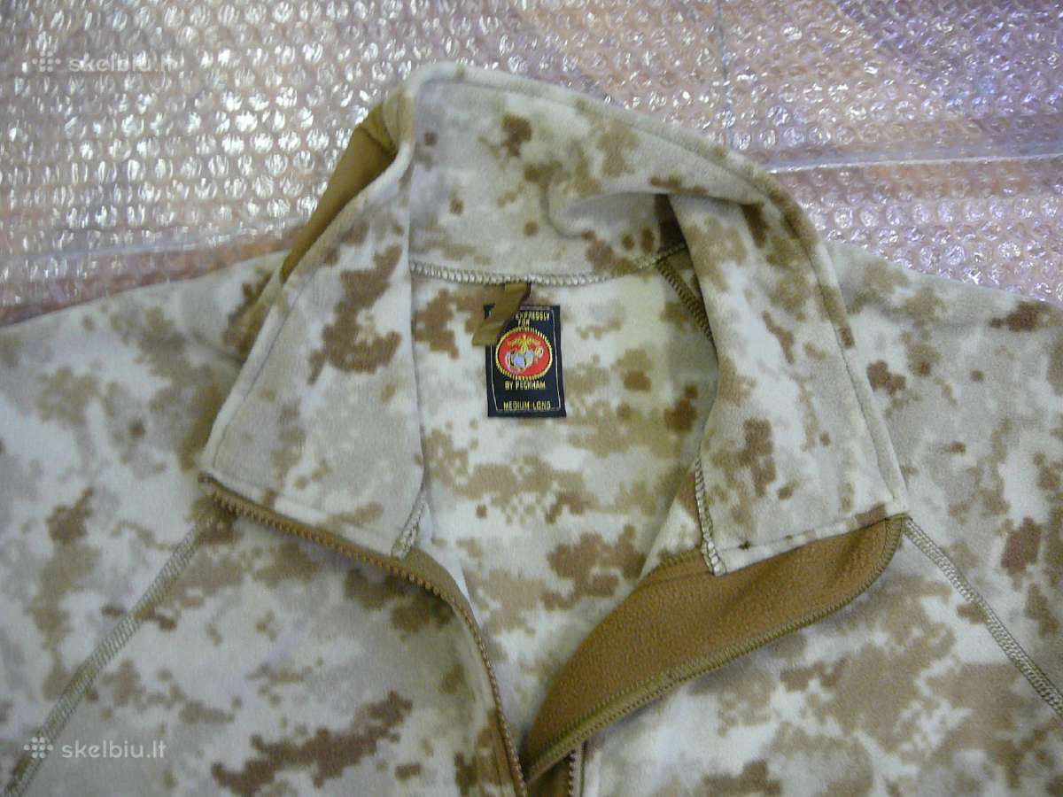 Usmc Marpat Windpro Fleece Jacket Size Medium Long - nuotraukos Nr. 5
