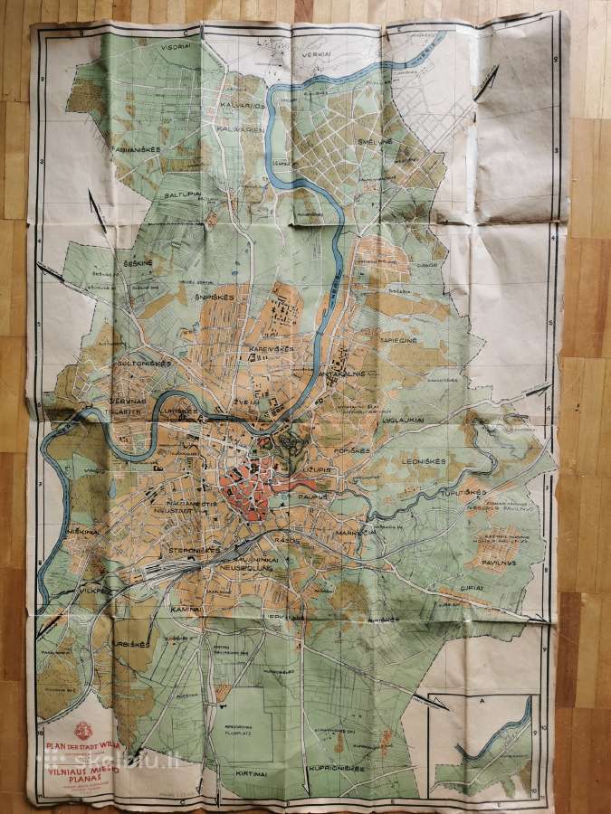 Vilniaus krašto zemelapiai - nuotraukos Nr. 8